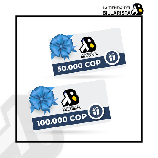La Tienda del Billarista tarjeta de regalo.