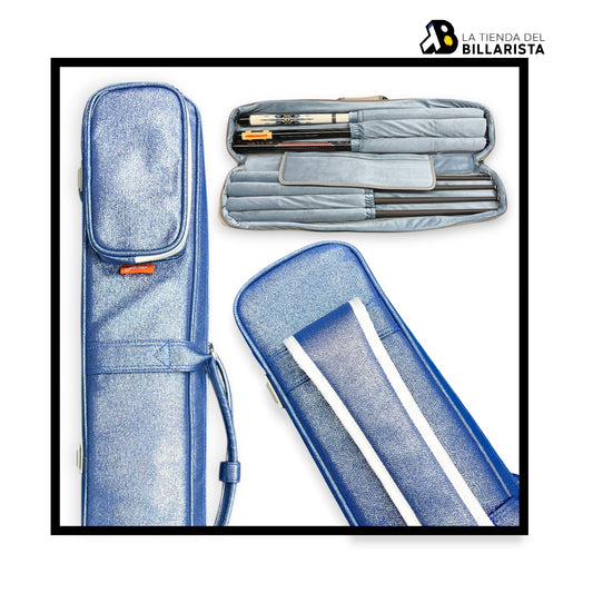 ESTUCHE DE LUJO JINCHUAN 2X4 AZUL