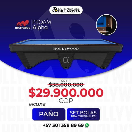 Mesa Hollywood Alpha Proam 3 Bandas Negra (Segunda Mano)