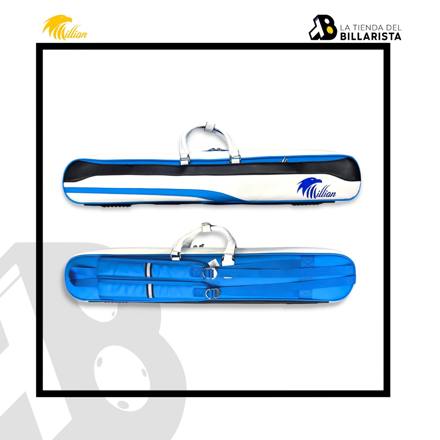 Estuche MILLION Gama Alta – Capacidad para 2 Tacos + Extensor